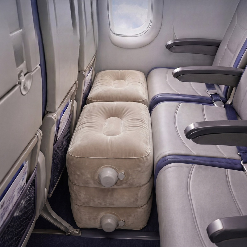 Travel Accessories Long Flight - Long‑haul Flight Inflatable Footrest Portable Inflight