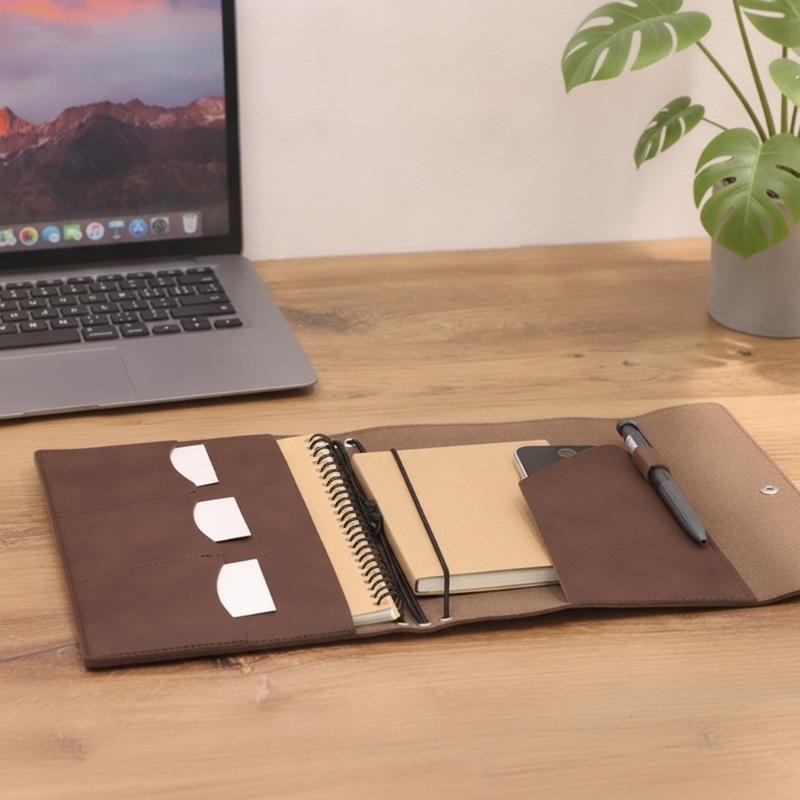 Travel Notebook Journal - Vintage Leather Journal Cover | Refillable