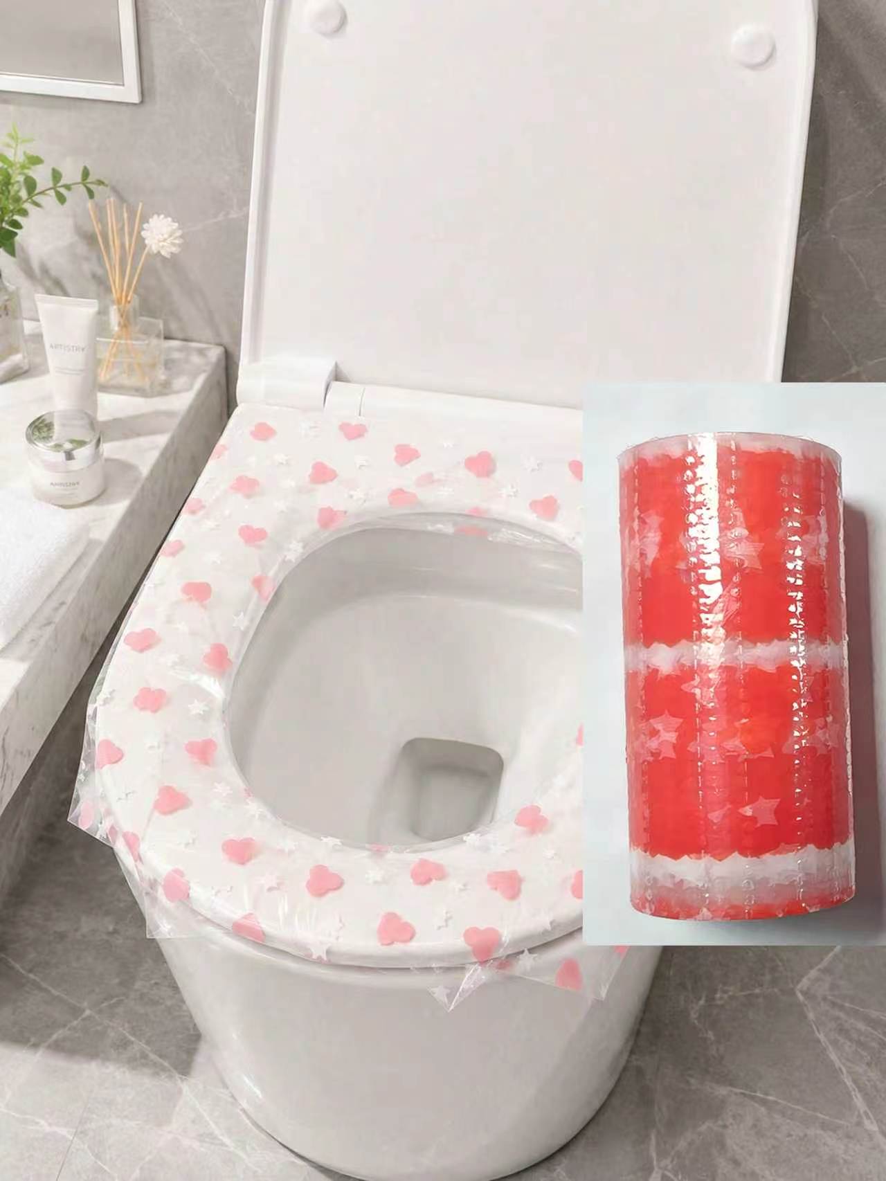 Travel Accessories Gadget - 133pcs/roll disposable toilet seat covers, waterproof