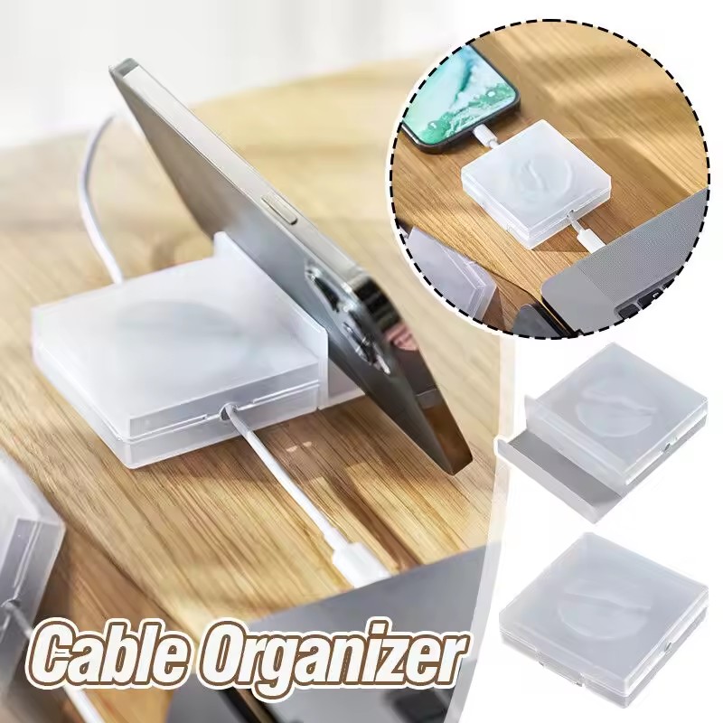 Cable Organizer Travel - Portable Transparent Cable Organizer Cord Management
