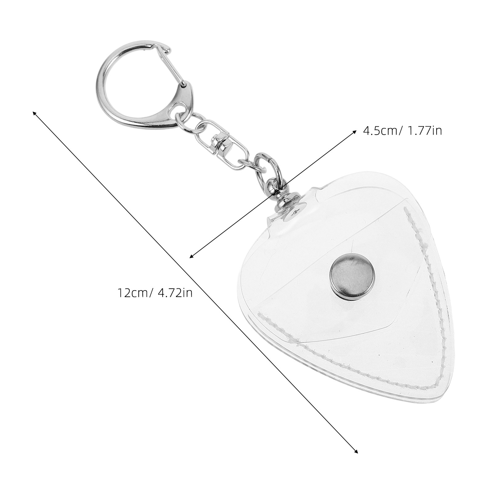 Transparent Guitar Pick Holder - Travel Accessories Case 评论和价格
