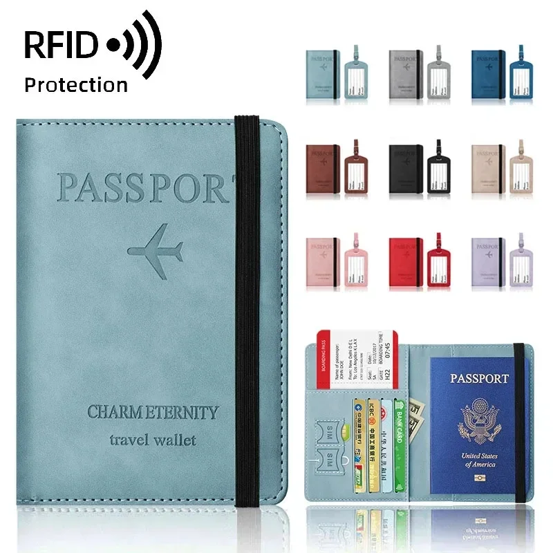 Women Rfid Travel Passport Hol - Travel Accessories Long Flight 评论和价格