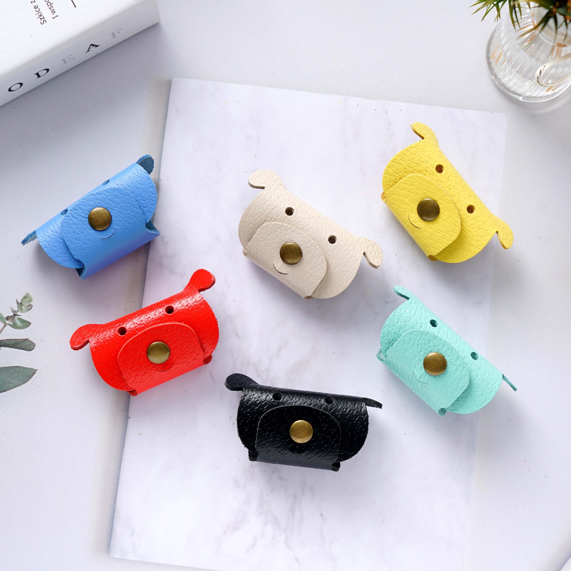 Faux Leather Anti‑Loss Cable O - Cable Organizer Travel 评论和价格