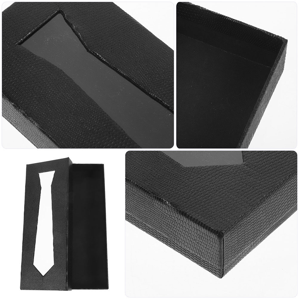 2Pcs Tie Box Elegant Cardboard - Travel Accessories Gifts For Men 评论和价格