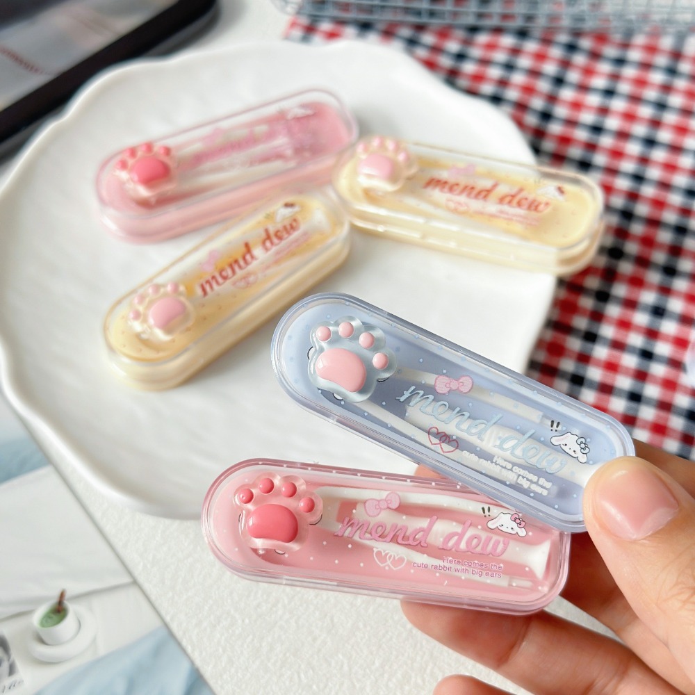 Frosted Bear Paw Contact Lens  - Travel Accessories Kit For Women 评论和价格