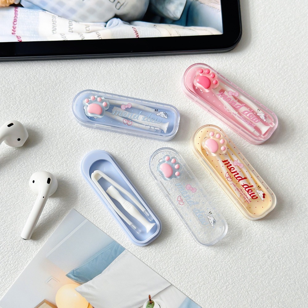 Frosted Bear Paw Contact Lens  - Travel Accessories Kit For Women 评论和价格