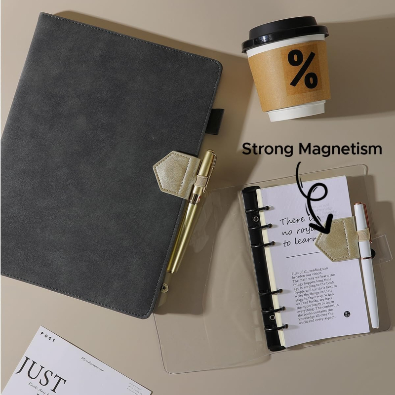 1pc Magnetic PU Leather Bookma - Travel Notebook Journal 评论和价格
