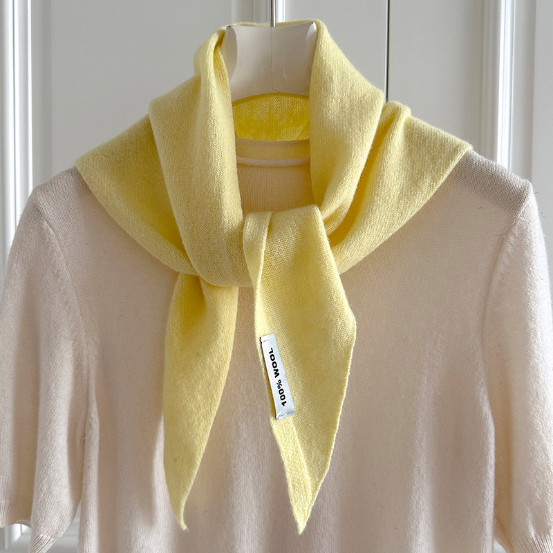 Knitted Scarf Women 100% Wool  - Travel Accessories Neck 评论和价格