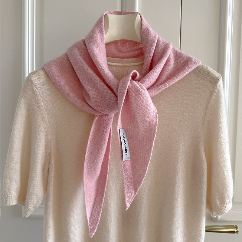 Knitted Scarf Women 100% Wool  - Travel Accessories Neck 评论和价格