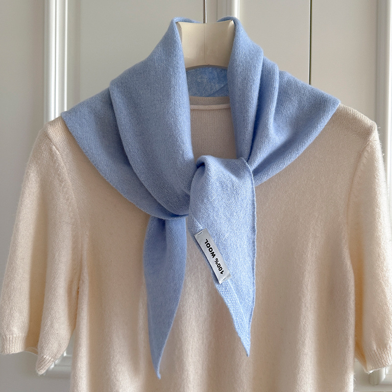 Knitted Scarf Women 100% Wool  - Travel Accessories Neck 评论和价格