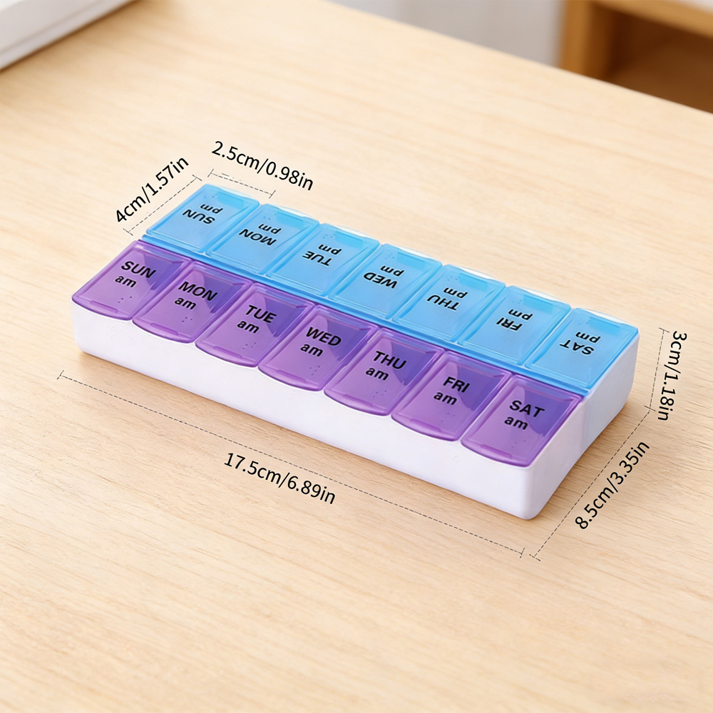 14 Compartments Independent Pi - Travel Accessories Case 评论和价格