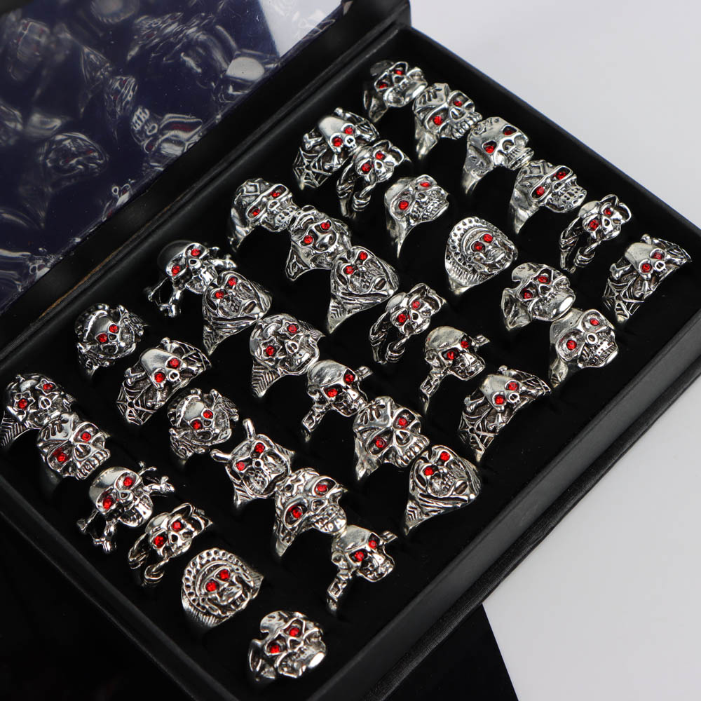 10Pcs/Lot Retro Punk Style Red - Travel Accessories Gifts For Men 评论和价格