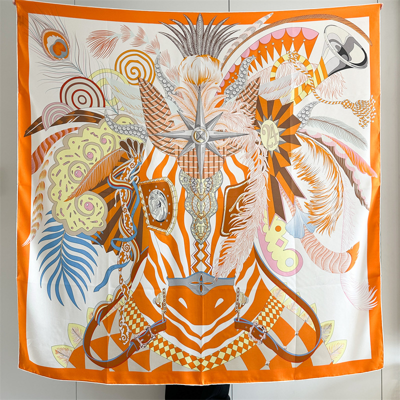 Designer Silk Scarf Women Spri - Travel Accessories Neck 评论和价格