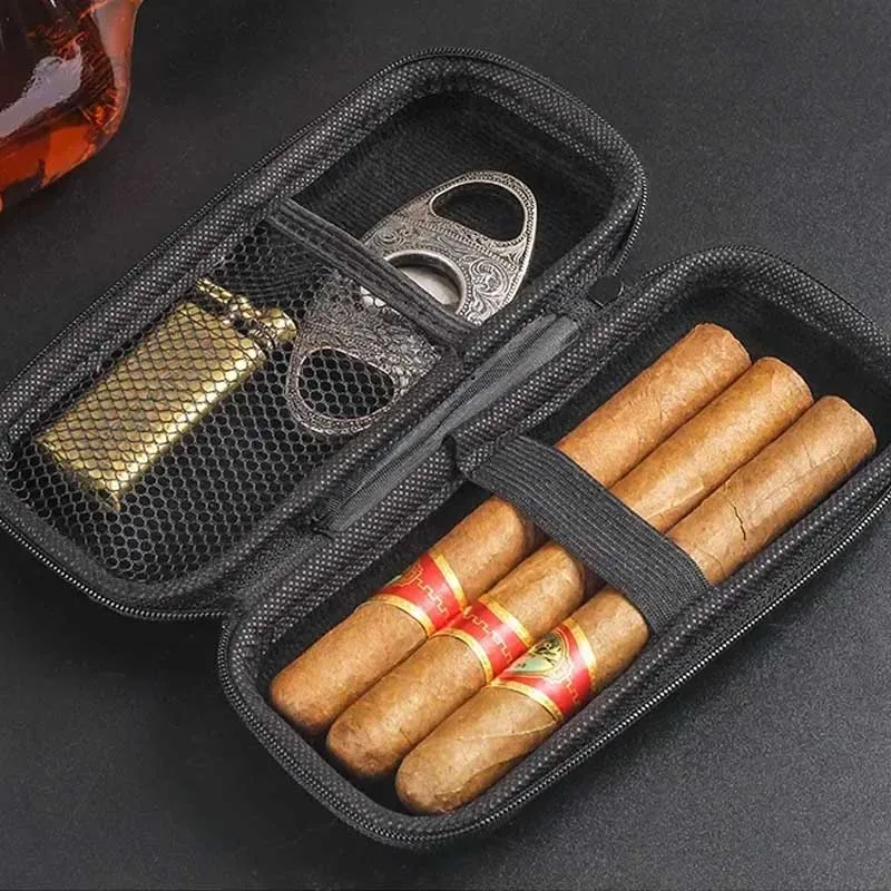 Portable Cigar Case EVA Light  - Travel Accessories Case 评论和价格