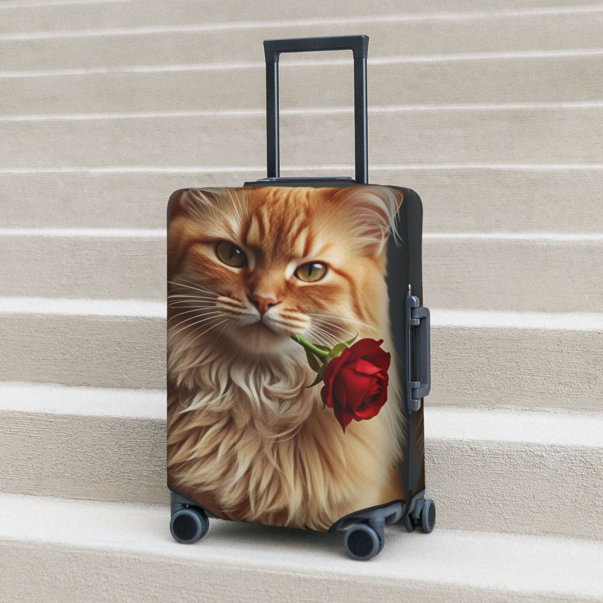 Kawaii Elegant Long-haired Cat - Travel Accessories Long Flight 评论和价格