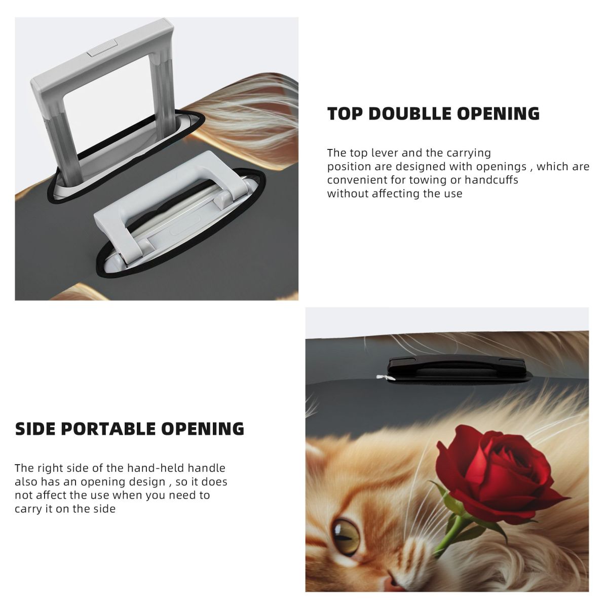 Kawaii Elegant Long-haired Cat - Travel Accessories Long Flight 评论和价格