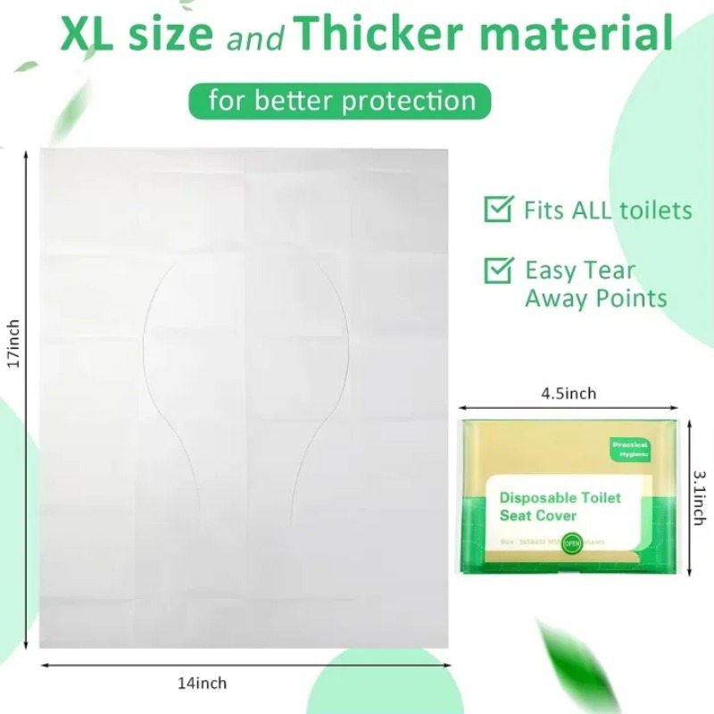 10-120PCS Disposable Toilet Se - Travel Accessories Gadget 评论和价格