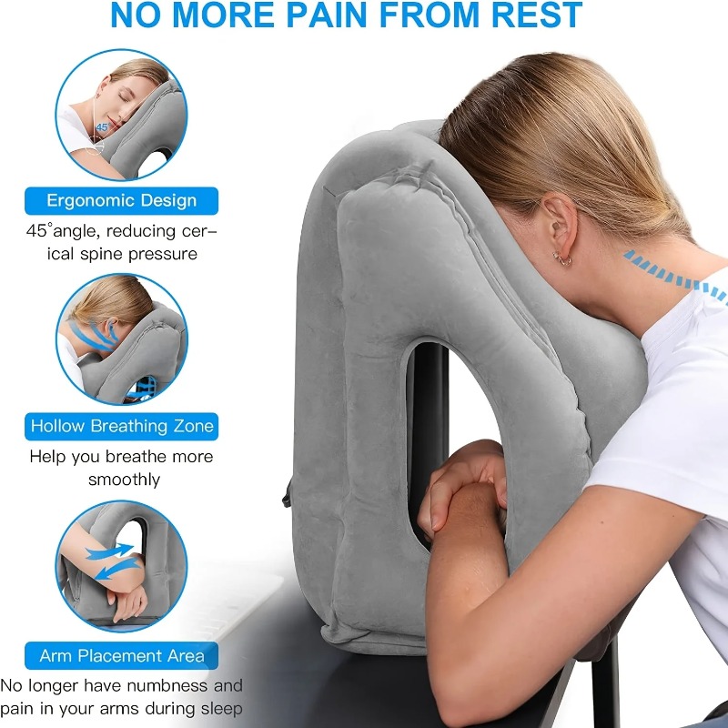 Inflatable Travel Pillows with - Travel Accessories Long Flight 评论和价格
