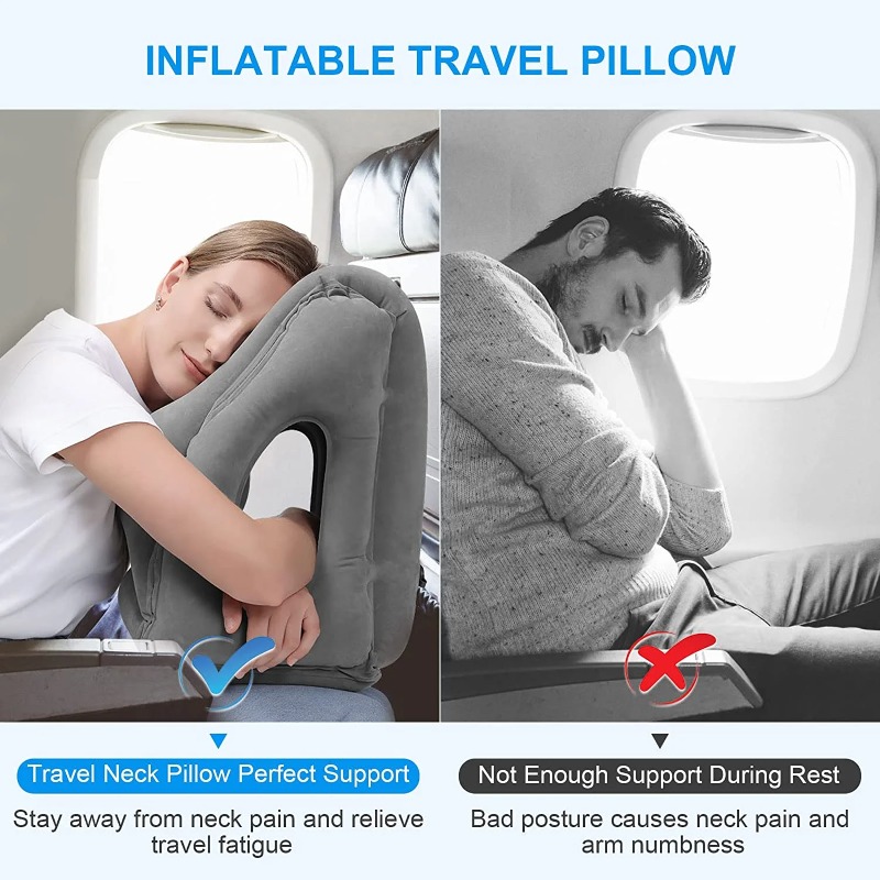 Inflatable Travel Pillows with - Travel Accessories Long Flight 评论和价格