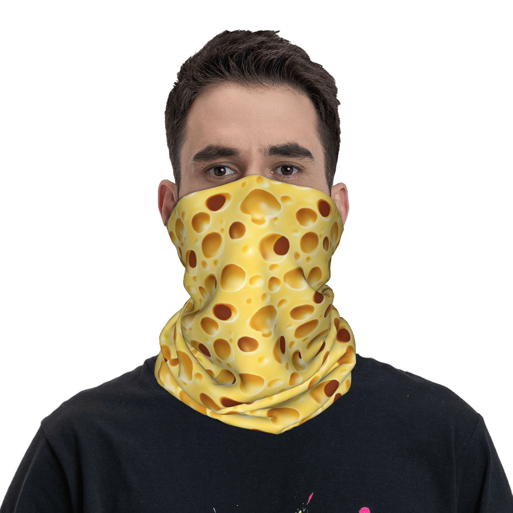 Cheese Bandana Neck Gaiter Pri - Travel Accessories Neck 评论和价格