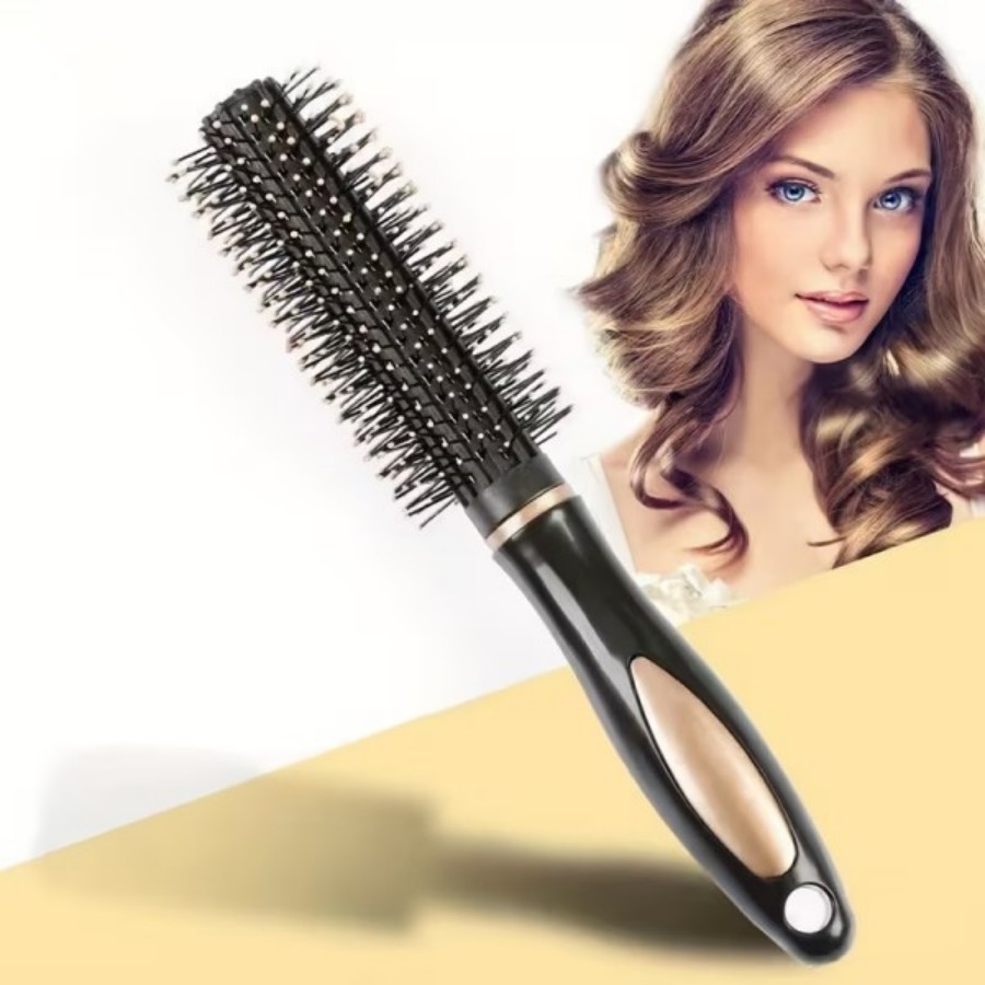 Black Portable Hair Comb Brush - Travel Accessories Gifts For Women 评论和价格