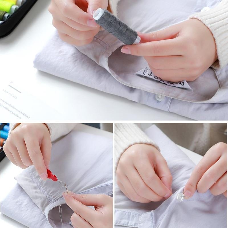Portable 10Pcs/set Sewing Kit  - Travel Accessories Kit For Women 评论和价格