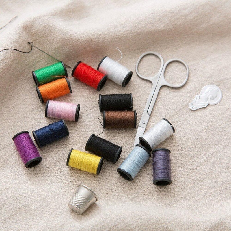 Portable 10Pcs/set Sewing Kit  - Travel Accessories Kit For Women 评论和价格