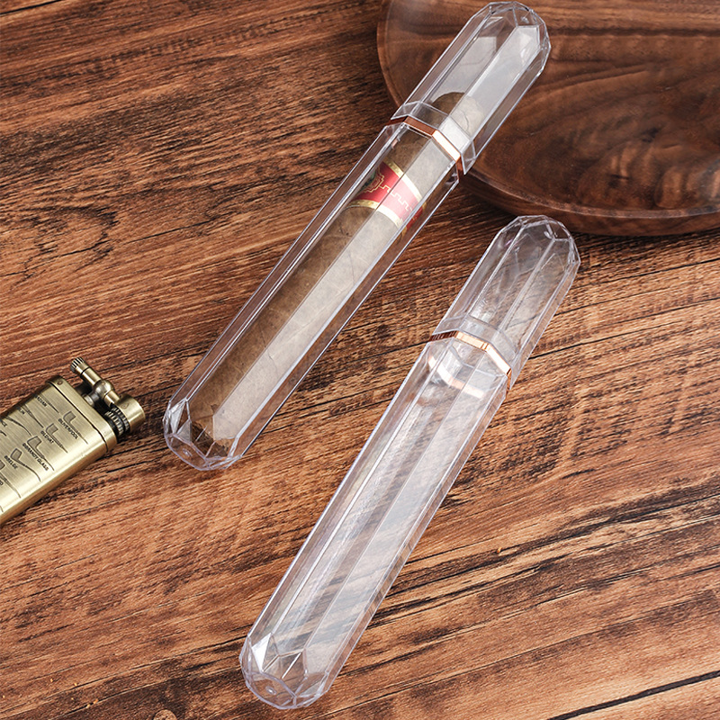 Acrylic Travel Cigar Tube Fash - Travel Accessories Case 评论和价格