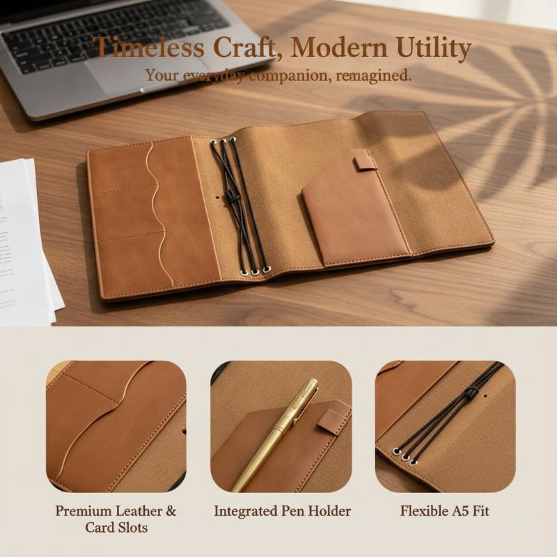 Vintage Leather Journal Cover  - Travel Notebook Journal 评论和价格