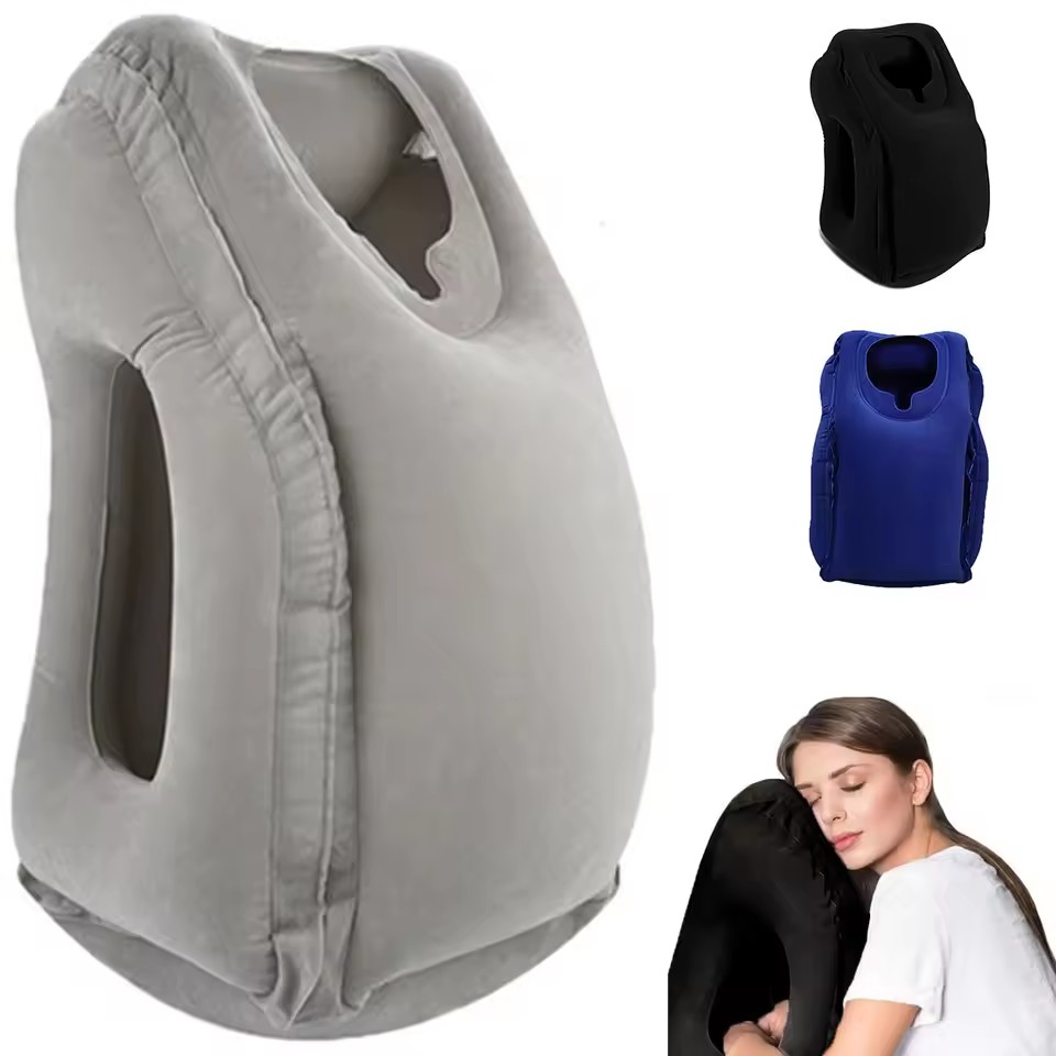 Inflatable Travel Pillow,Trave - Travel Accessories Long Flight 评论和价格