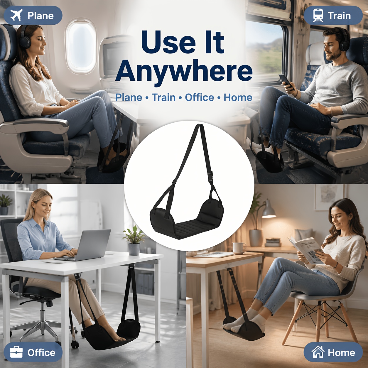 1PCS Adjustable Travel Foot Re - Travel Accessories In Train 评论和价格