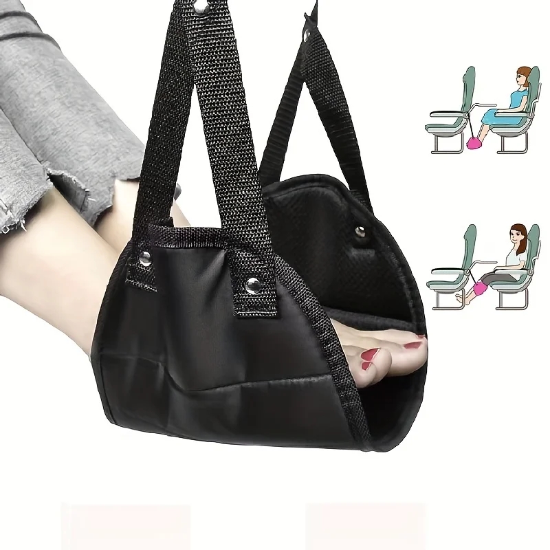 Airplane Footrest Hammock Adju - Travel Accessories Long Flight 评论和价格