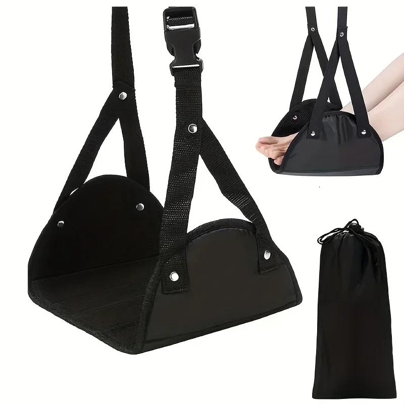 Airplane Footrest Hammock Adju - Travel Accessories Long Flight 评论和价格