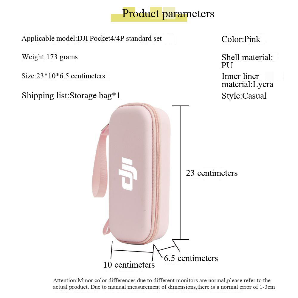 Storage Bag For DJI Pocket 4 P - Travel Accessories Box 评论和价格