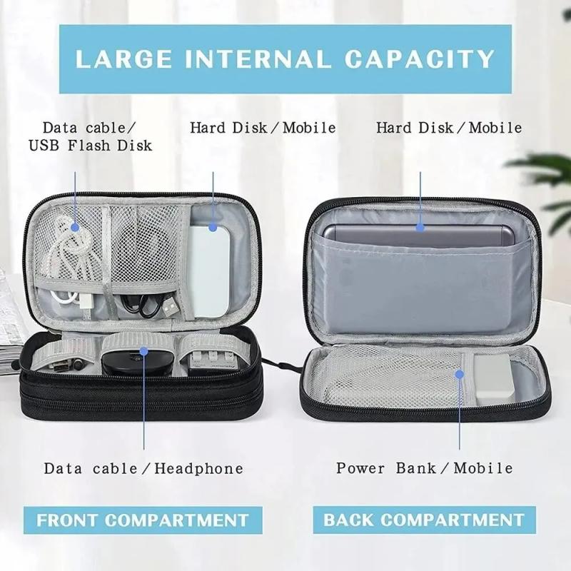 1PCS Grey/Black/Pink/Navy NEW  - Cable Organizer Travel 评论和价格