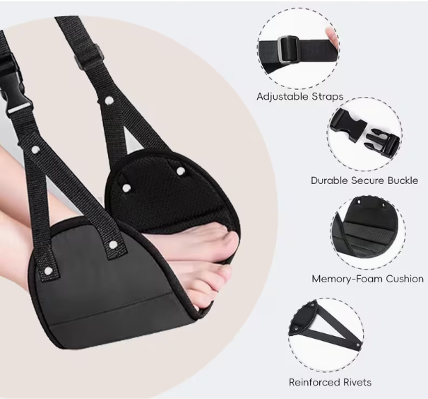 Adjustable footrest with N por - Travel Accessories Long Flight 评论和价格