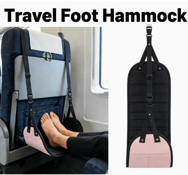 Adjustable footrest with N por - Travel Accessories Long Flight 评论和价格