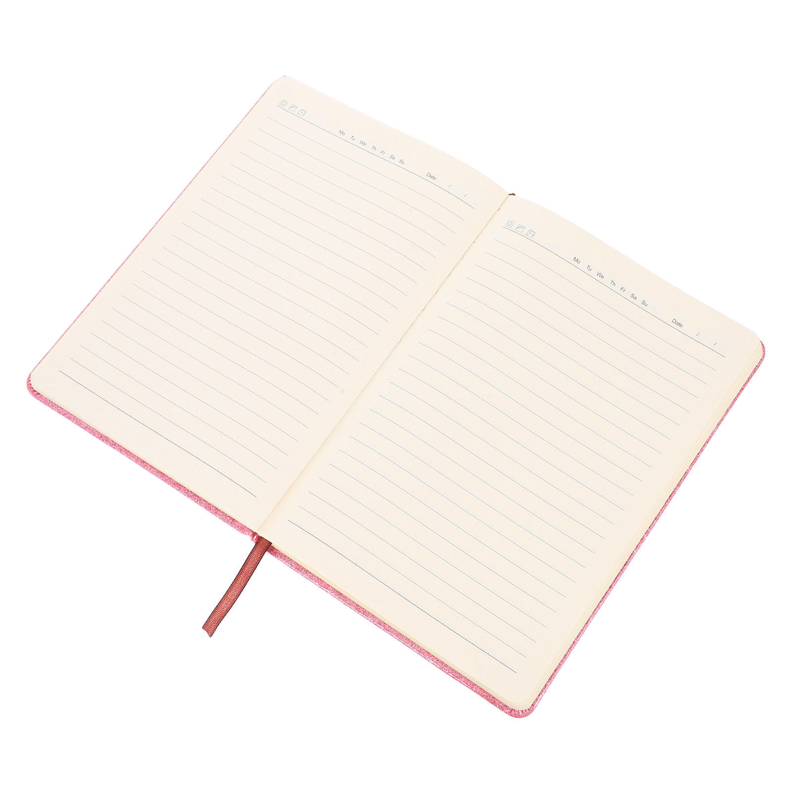 A5 Hardcover Glittery Notebook - Travel Notebook Journal 评论和价格
