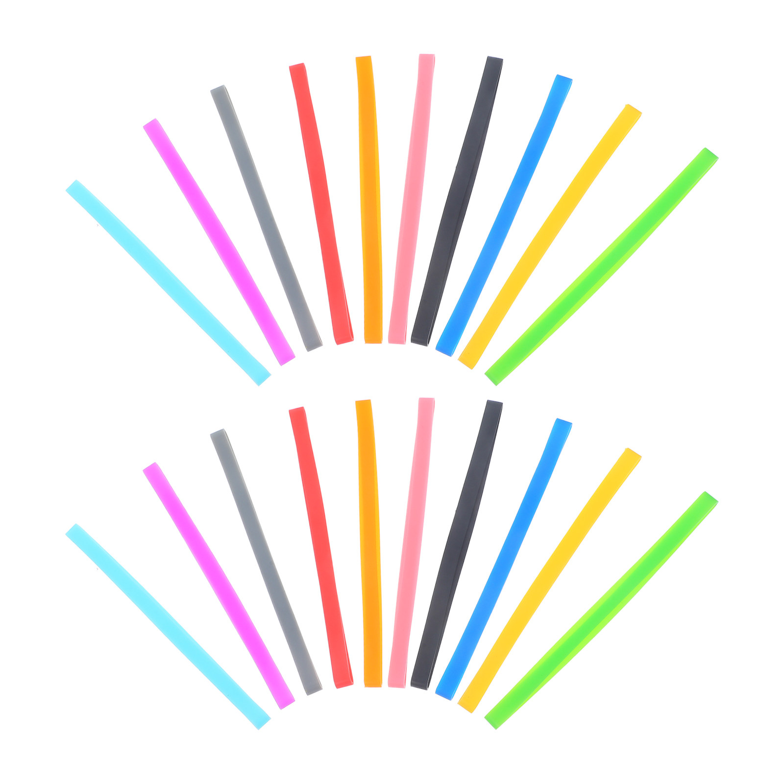 20Pcs Colorful Elastic Bands R - Travel Notebook Journal 评论和价格