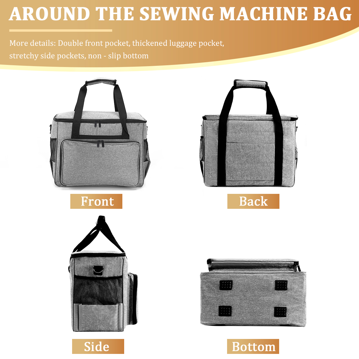 KOKNIT Sewing Machine Carrying - Travel Accessories Case 评论和价格