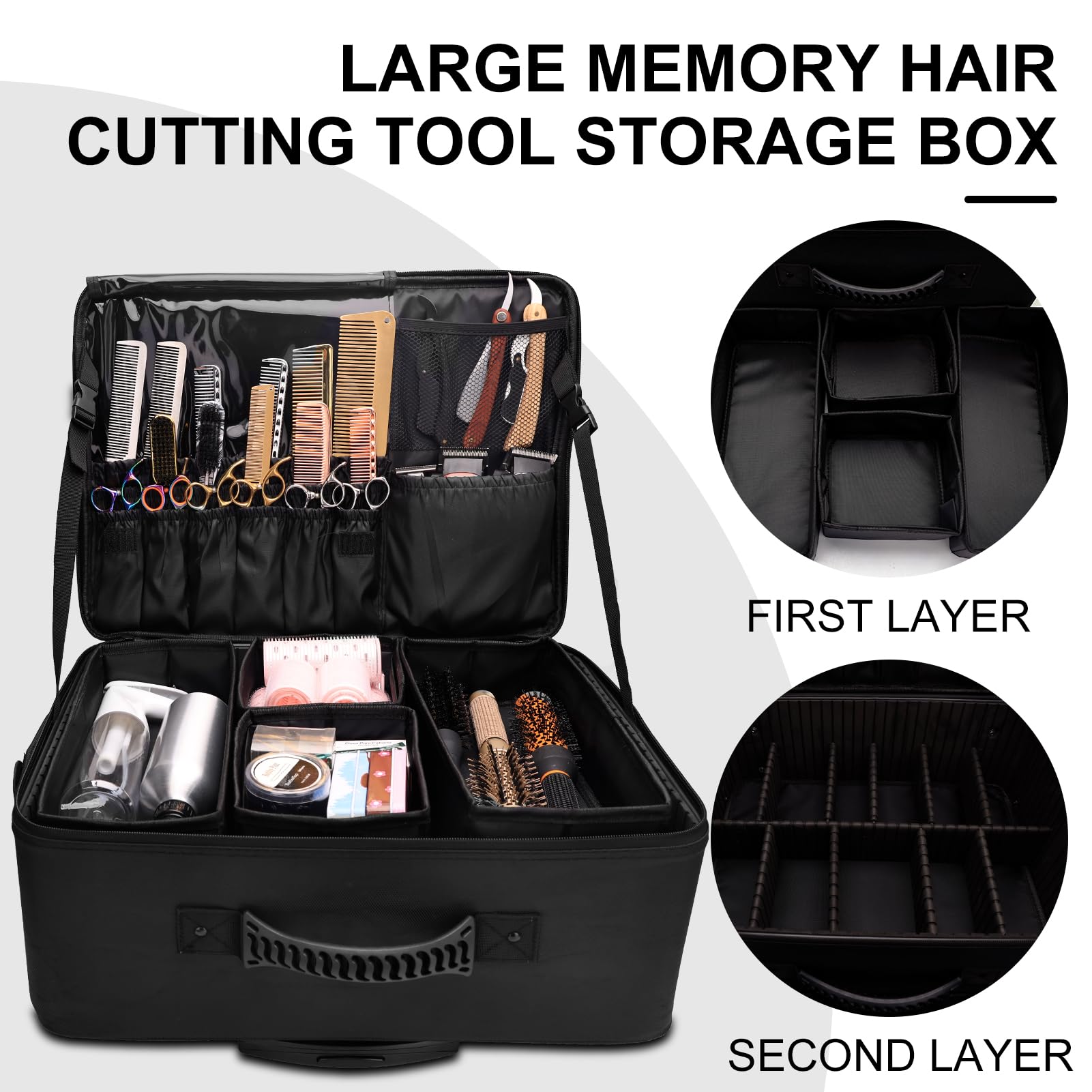 Salon Rolling Makeup Case Trai - Travel Accessories In Train 评论和价格