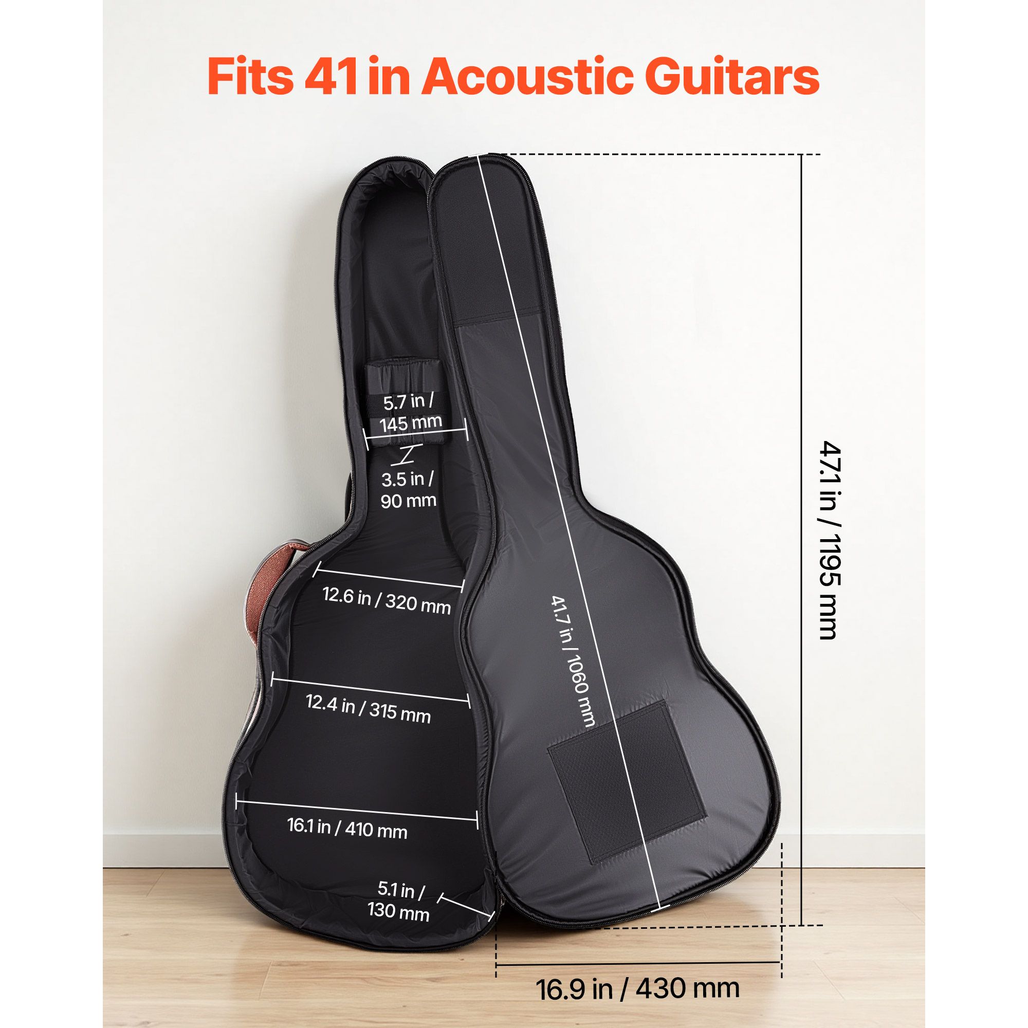 Acoustic Guitar Hard Case, 47. - Travel Accessories Box 评论和价格