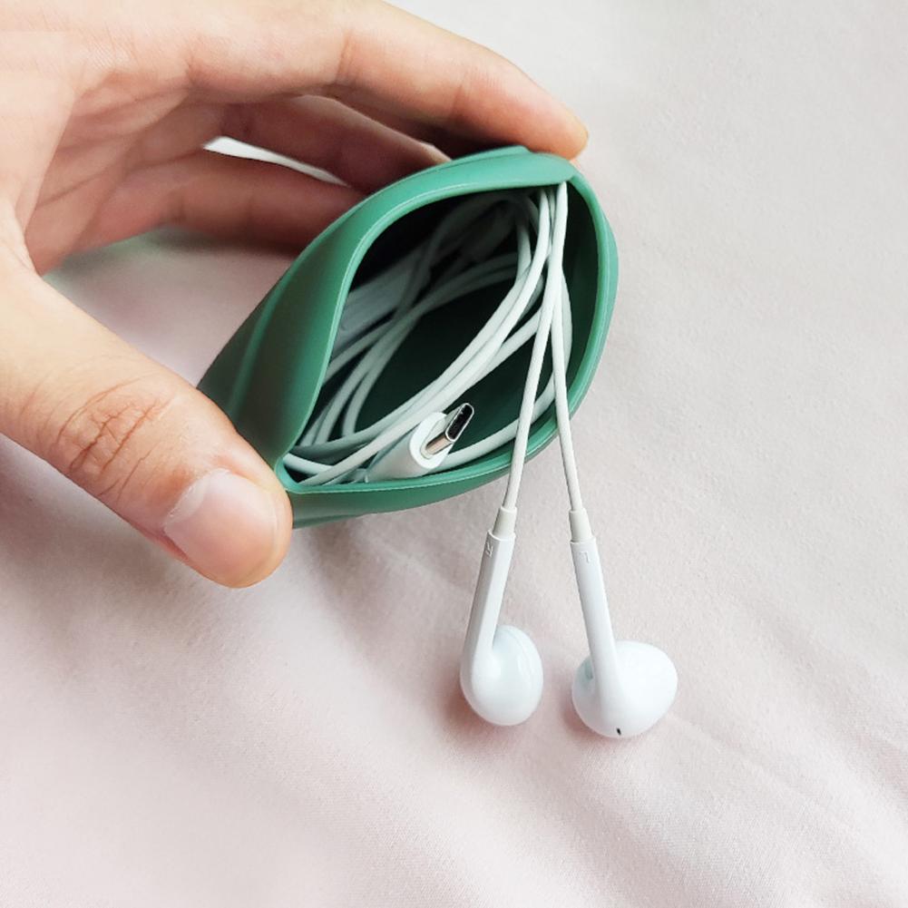 Silicone Headphone Cable Organ - Travel Accessories Organizer Case 评论和价格
