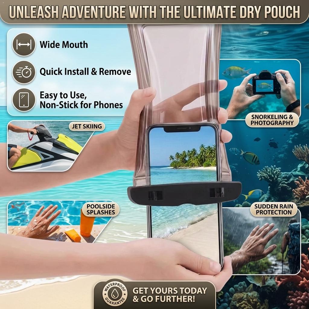 Clear Waterproof Phone Case Dr - Travel Accessories Case 评论和价格