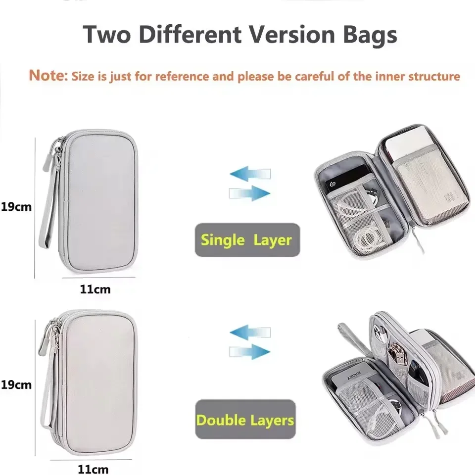 Travel Cable Bag Portable Digi - Travel Accessories Box 评论和价格