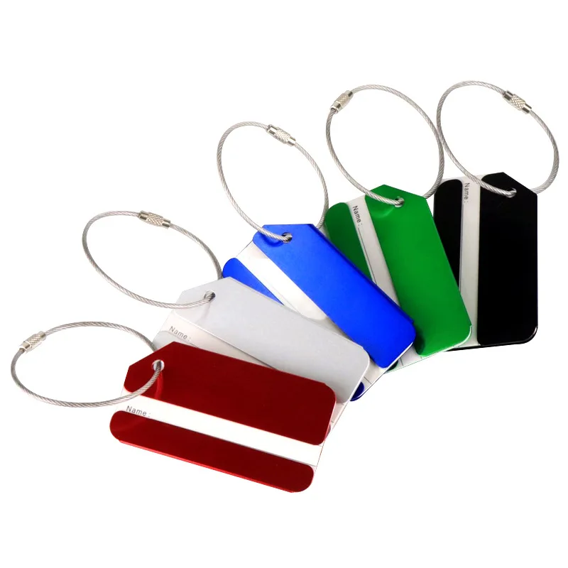 1pc Aluminum Alloy Luggage Tag - Travel Accessories In Train 评论和价格