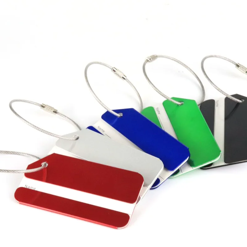 1pc Aluminum Alloy Luggage Tag - Travel Accessories In Train 评论和价格