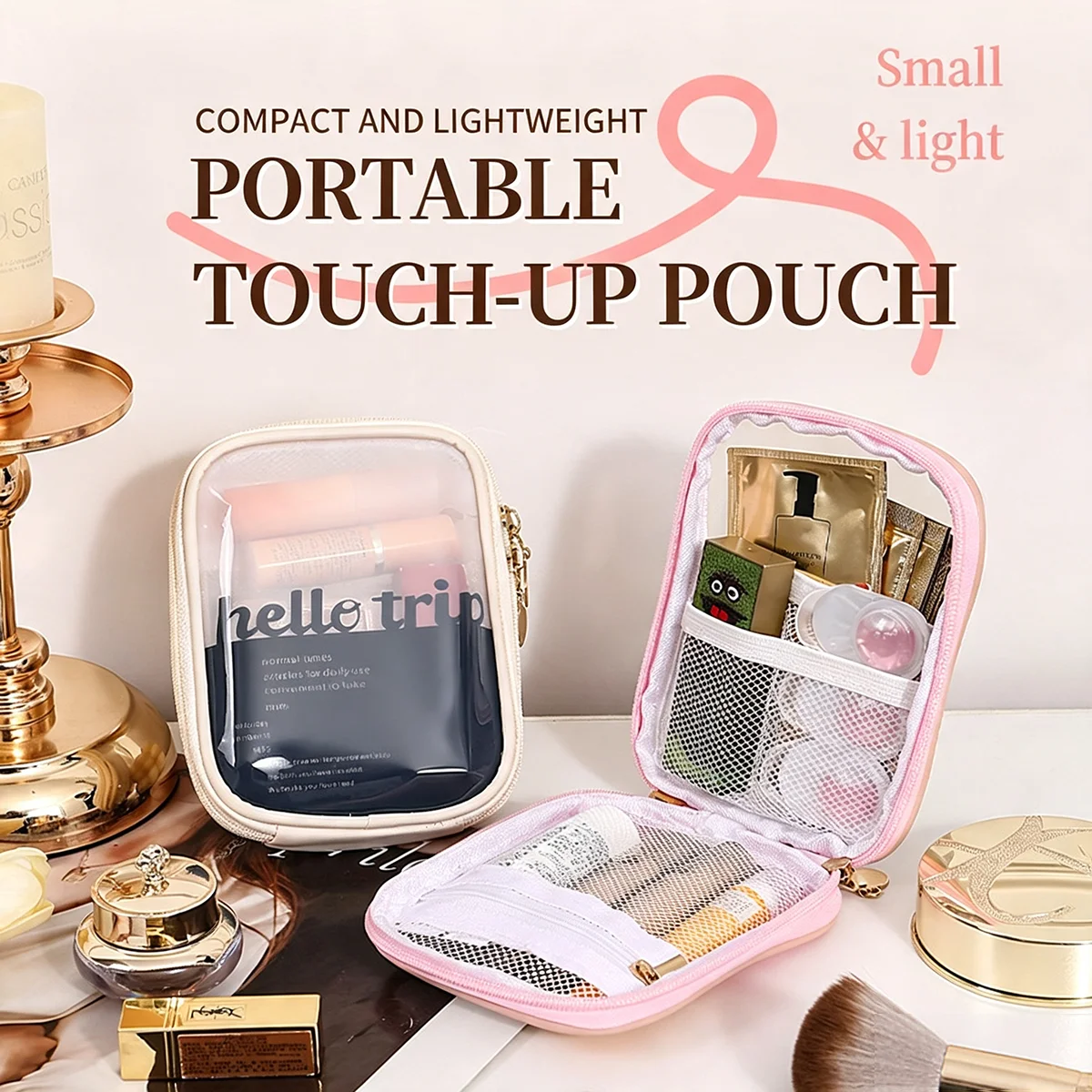 Transparent Portable Cosmetic  - Cable Organizer Travel 评论和价格