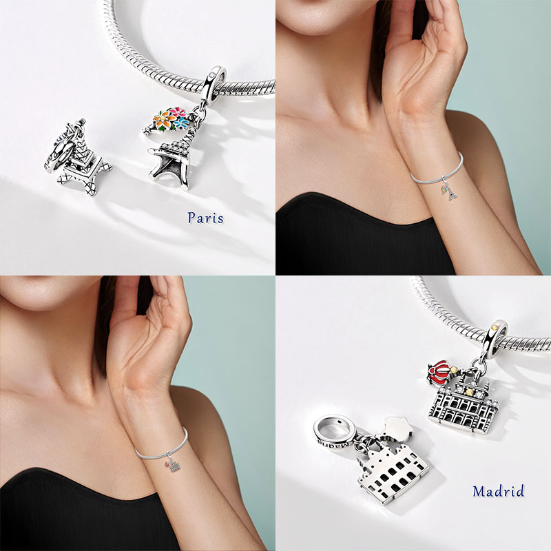 World Landmark Beads Original  - Travel Accessories Gifts For Women 评论和价格