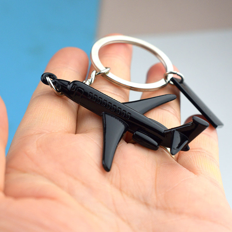Creative 3D Airplane Model Key - Travel Accessories Gifts For Men 评论和价格